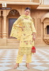 Jade Ombre By Alok Suit Cambric Lawn Pakistani Dress Material Exporters In India